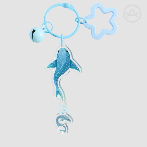 Sealife - Whale Shark & Remora - Connection Keychain