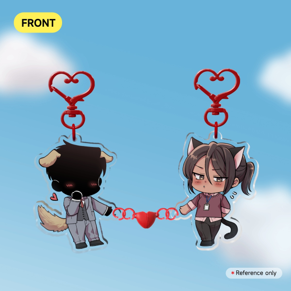 [MBDHAF] Daniel & Maya - Acrylic Magnet Keychain (VALENTINES)