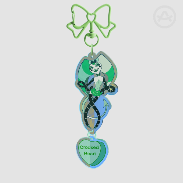 Fizzarolli Heart Dangle Keychain