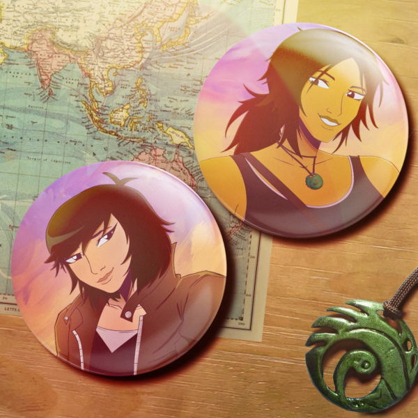 Tomb Raider duo badges