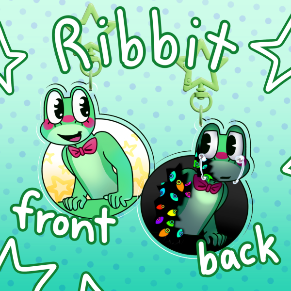 Ribbit keychain