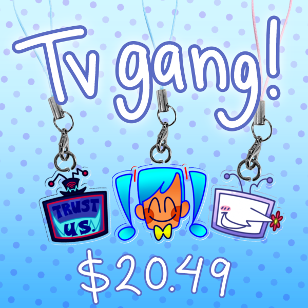 Tv gang phone charms
