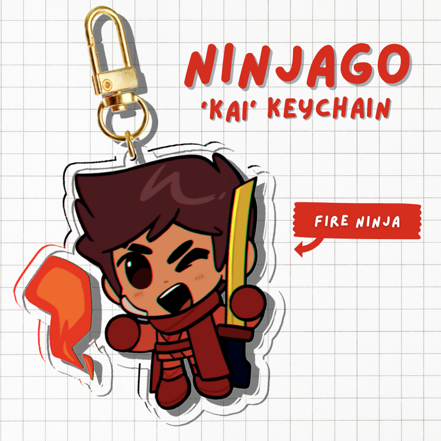 NINJAGO || Kai Keychain