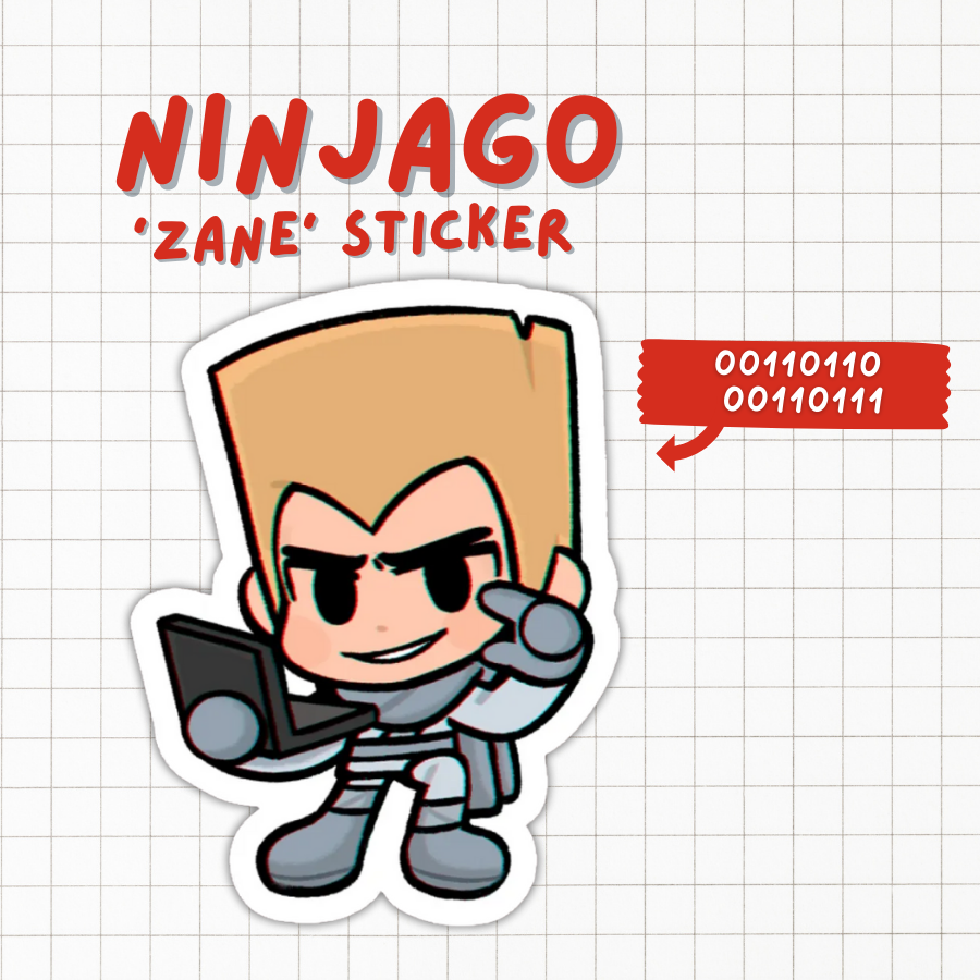 NINJAGO || Zane Sticker