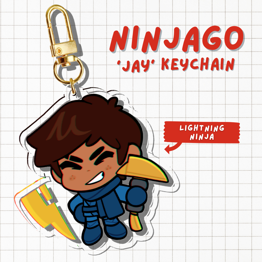 NINJAGO || Jay Keychain