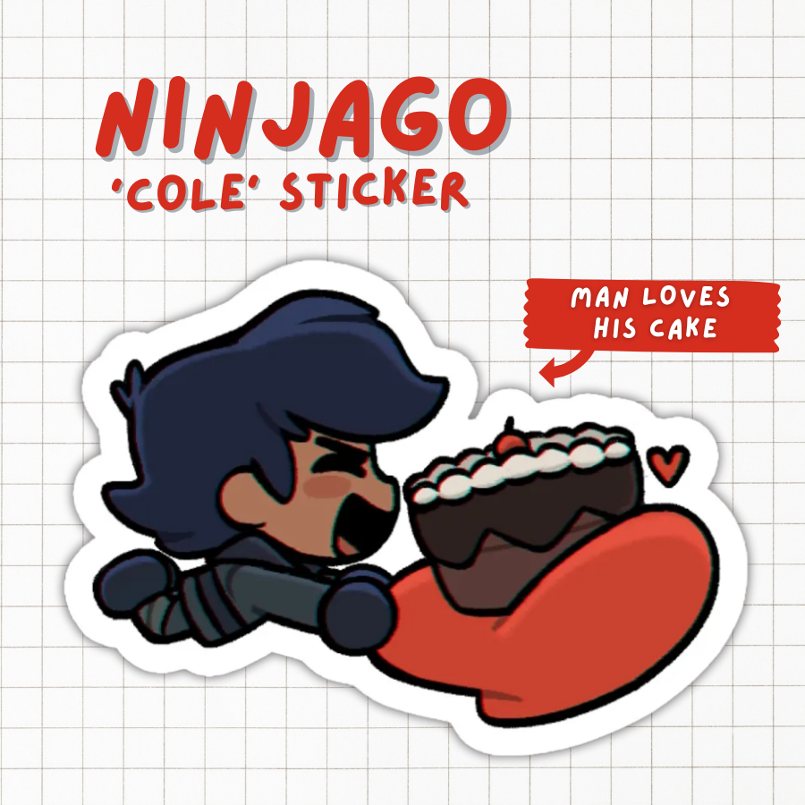 NINJAGO || Cole Sticker