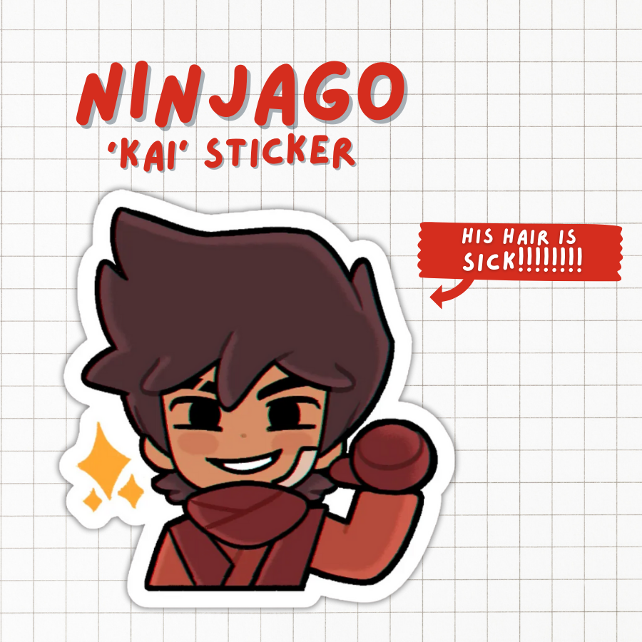NINJAGO ||  Kai Sticker