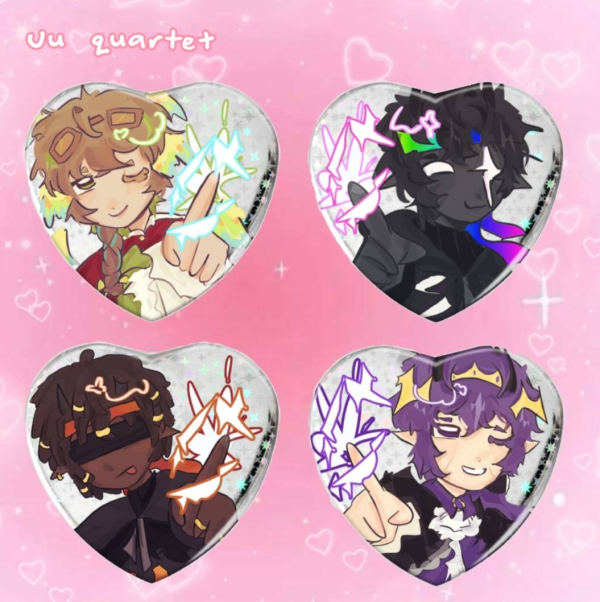 Unstable universe quartet pin set