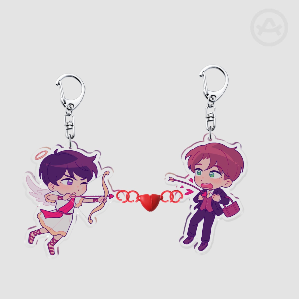 KuroDachi/Cherry Magic Magnet Keychain