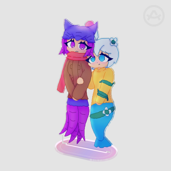OctaMono Cuddles Acrylic Standee
