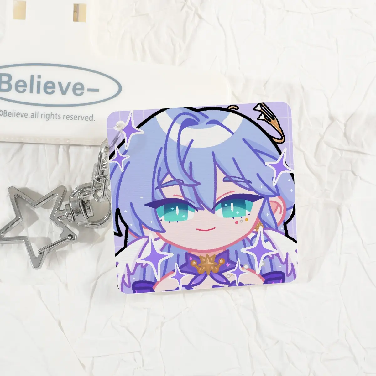 ROBIN (Honkai: Star Rail) Lenticular Acrylic Pendant - 1.96"-Square
