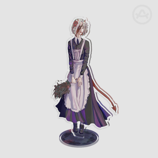 Ivory Whitepine Clear Acrylic Standee