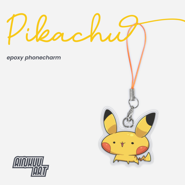 Pikachu - Epoxy Phonecharm