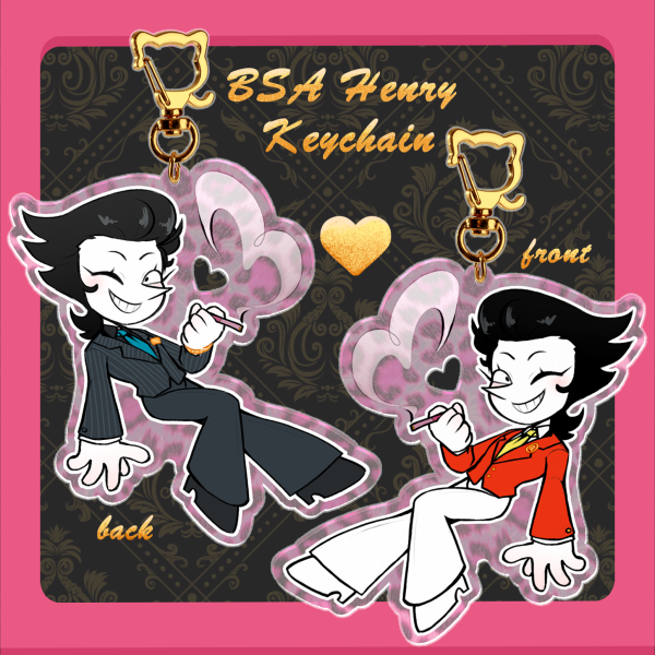 BSA Henry Keychain (Glitter Edition)