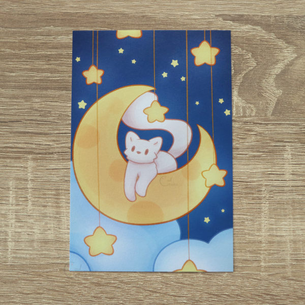 Among the Stars - Postcard