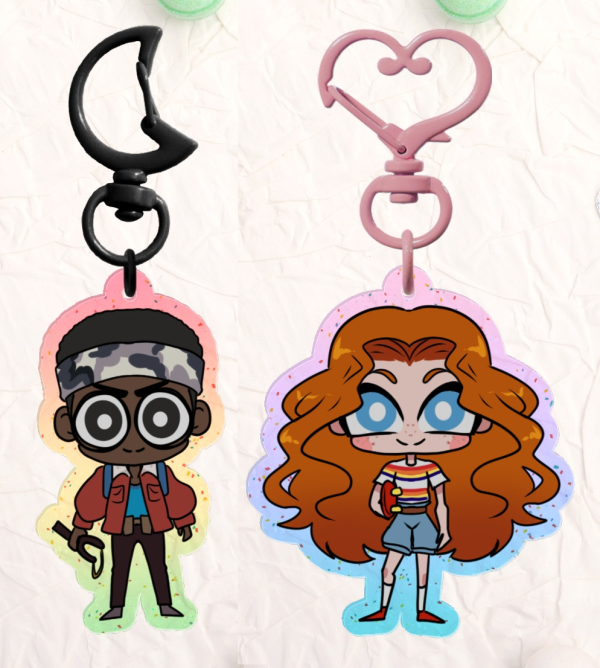 Lucas and Max Keychains
