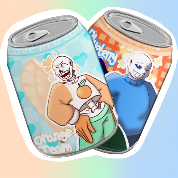 Skelebrothers "Love in a can" Metal Pins