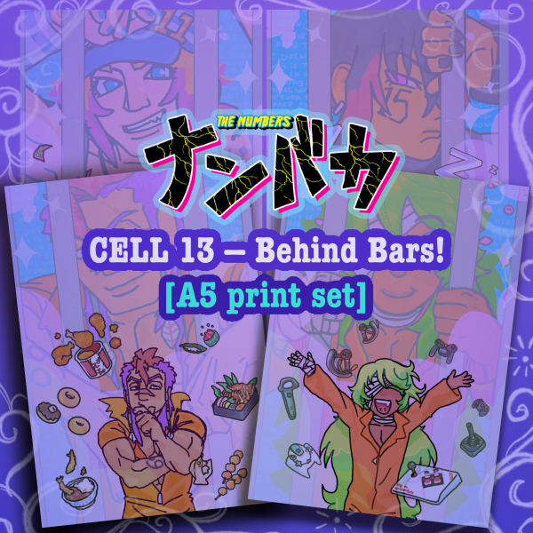 NANBAKA - Cell 13 Behind Bars! (a5 prints)