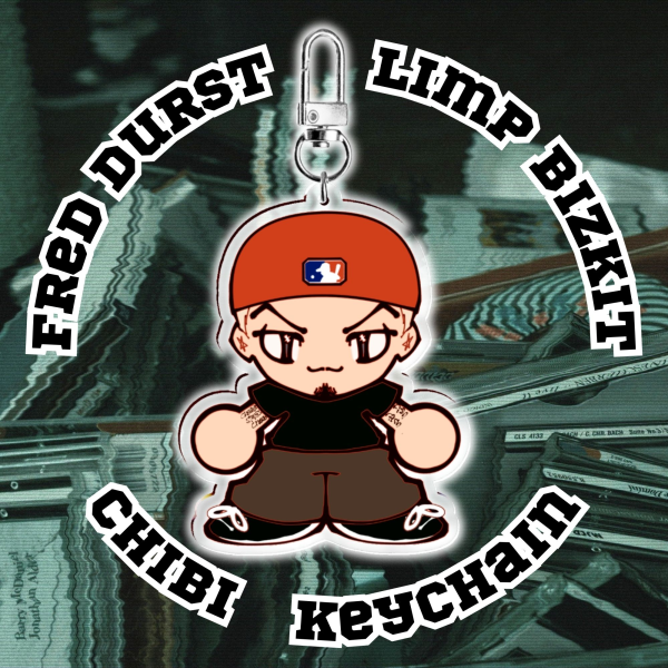 Chibi Fred Durst Clear Acrylic Keychain