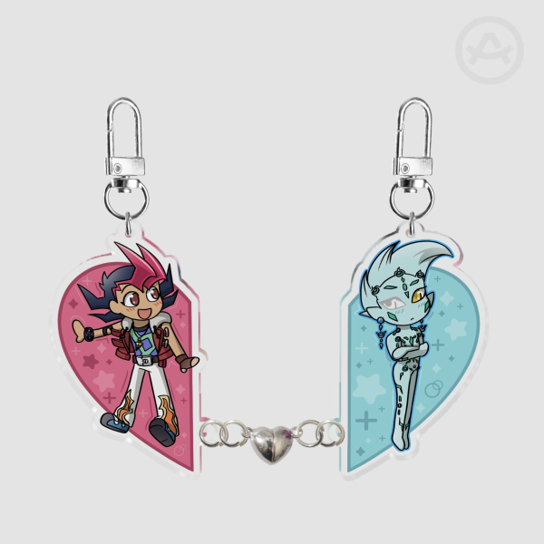 Key Acrylic Magnet Keychains