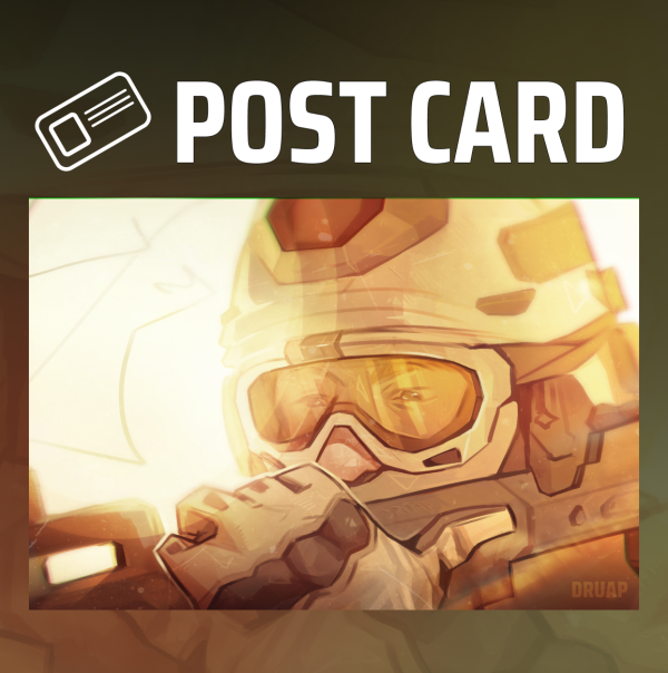 [ROACH] "sunrise" postcard