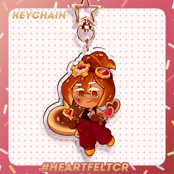 Croissant Cookie ⟡ Cookie Run Acrylic Keychain