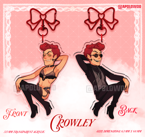 Crowley - Valentine's Surprise - Acrylic Keychain