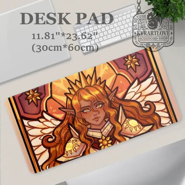 Queen angel knight of the sun Desk Pad 11.81"*23.62" (30cm*60cm)