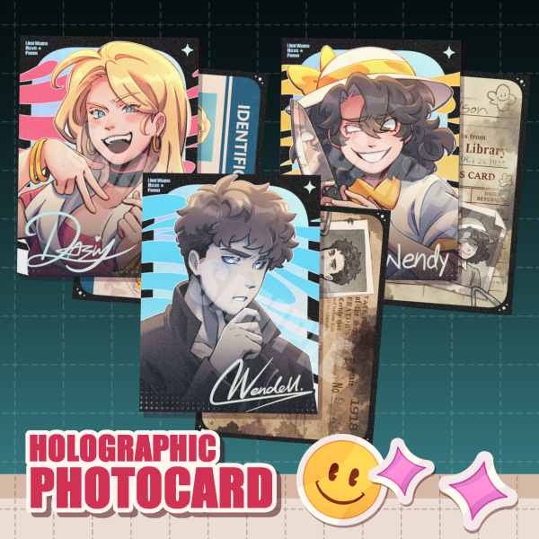 CrP OCs ✦ ID Holographic Photocard Set