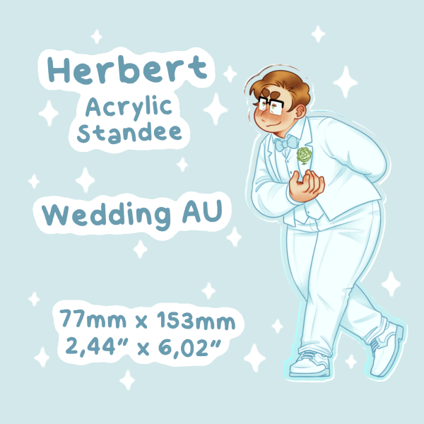 Herbert - Wedding AU - Acrylic Standees