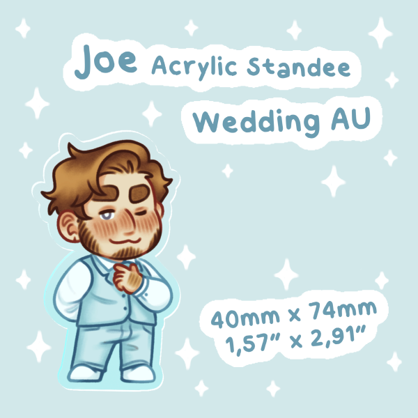 Joe - Wedding AU - Small Acrylic Standees