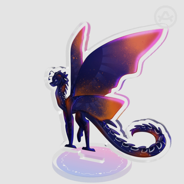 Swordtail Clear Acrylic Standees