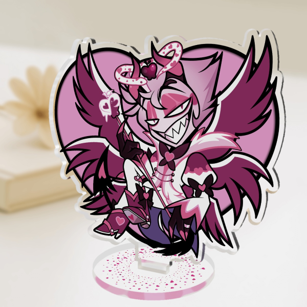 Hazbin Hotel Lucifer Heart Love StandAcrylic Standees