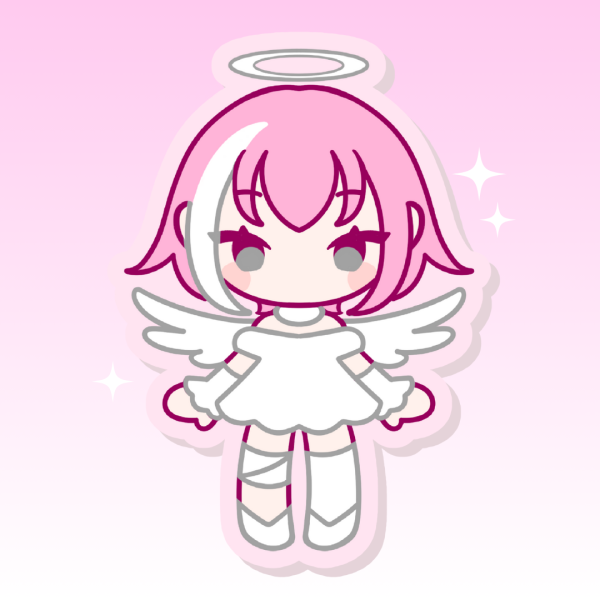 [OC] Mini Momo Die Cut Stickers