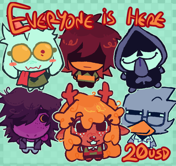 DELTARUNE STICKER BUNDLE