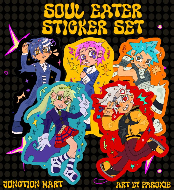 SOUL EATER STICKER SET