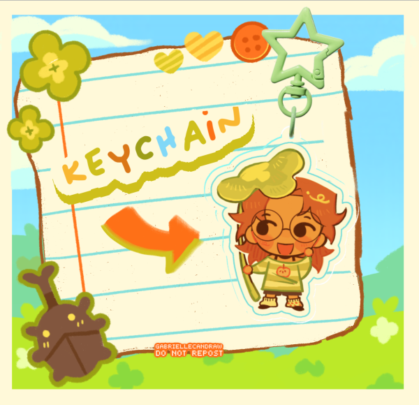 Clover Keychain