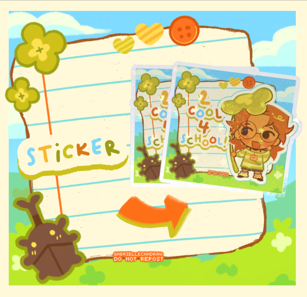 2Cool4School Sticker