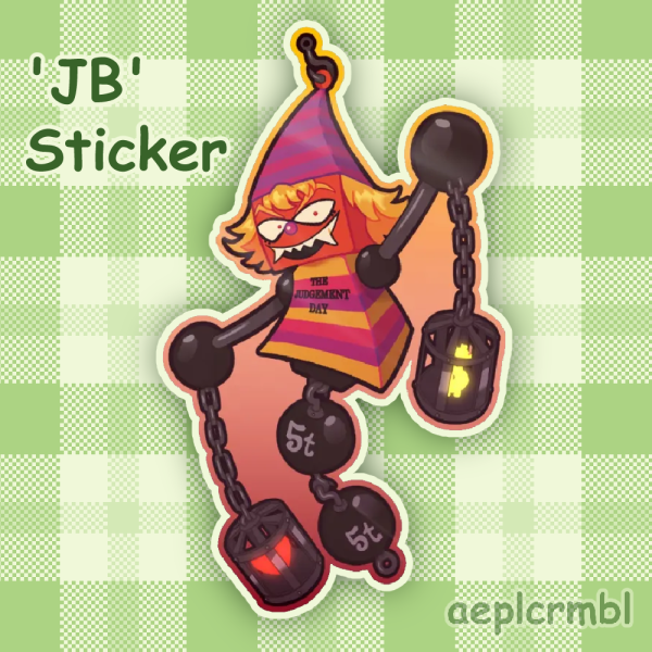 Judgement Boy Sticker