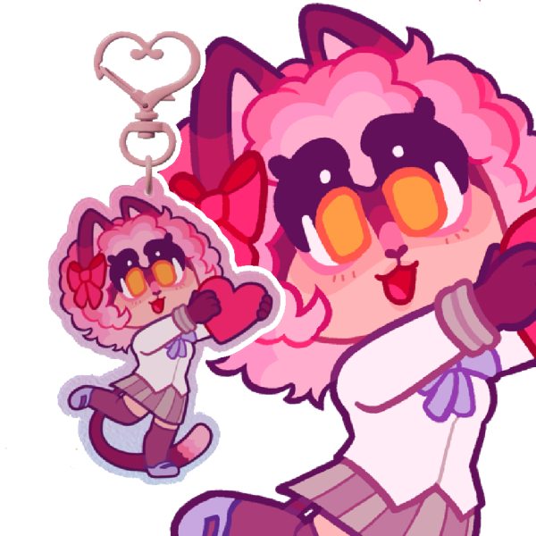 I 🩷 KAWAII CHAN / NANA LOVE STRUCK 2026 Keychain and Sticker Bundle