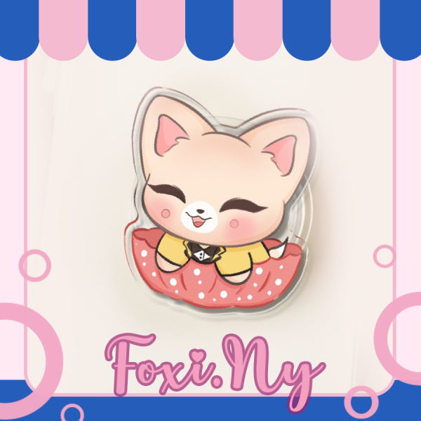 Foxi.Ny Phone Holder - 50mm Clear