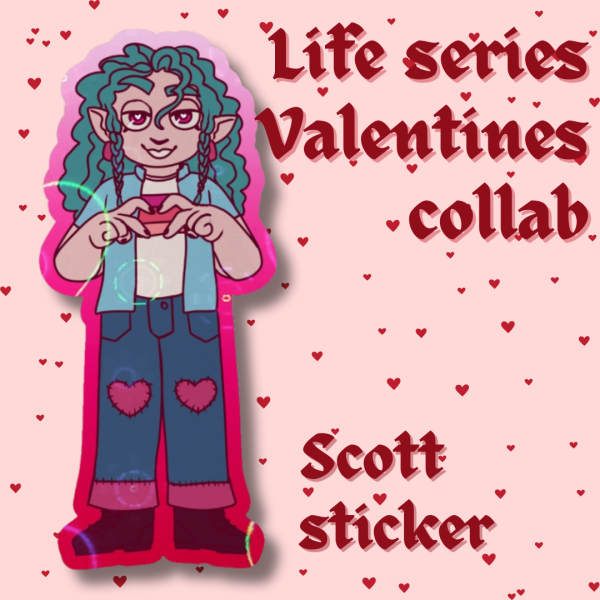 Valentine's Day Scott Smajor Sticker