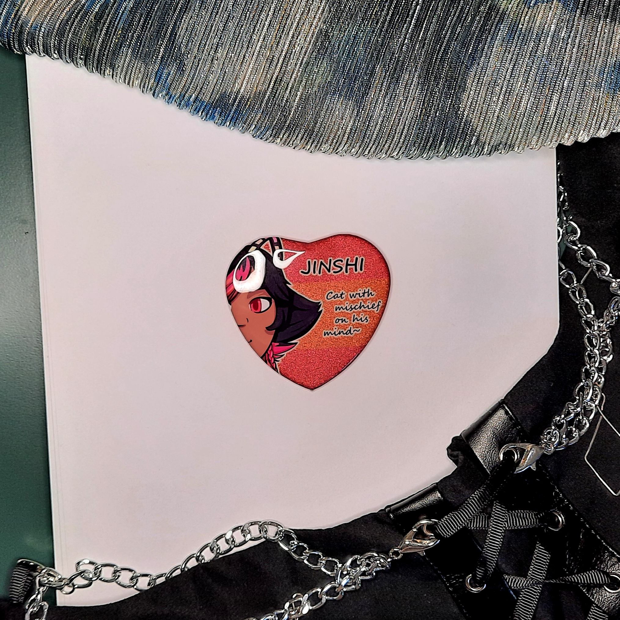 Jinshi Heart Badge | Mikoto Studio