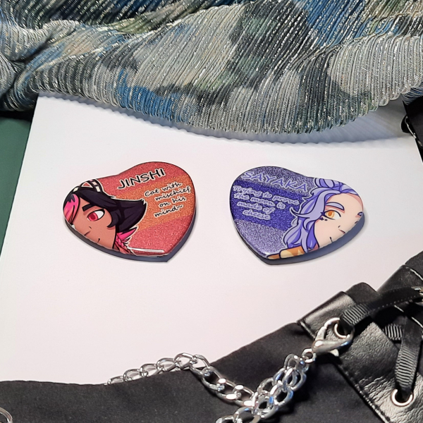 Jinshi & Sakaya Badge Set | Mikoto Studio