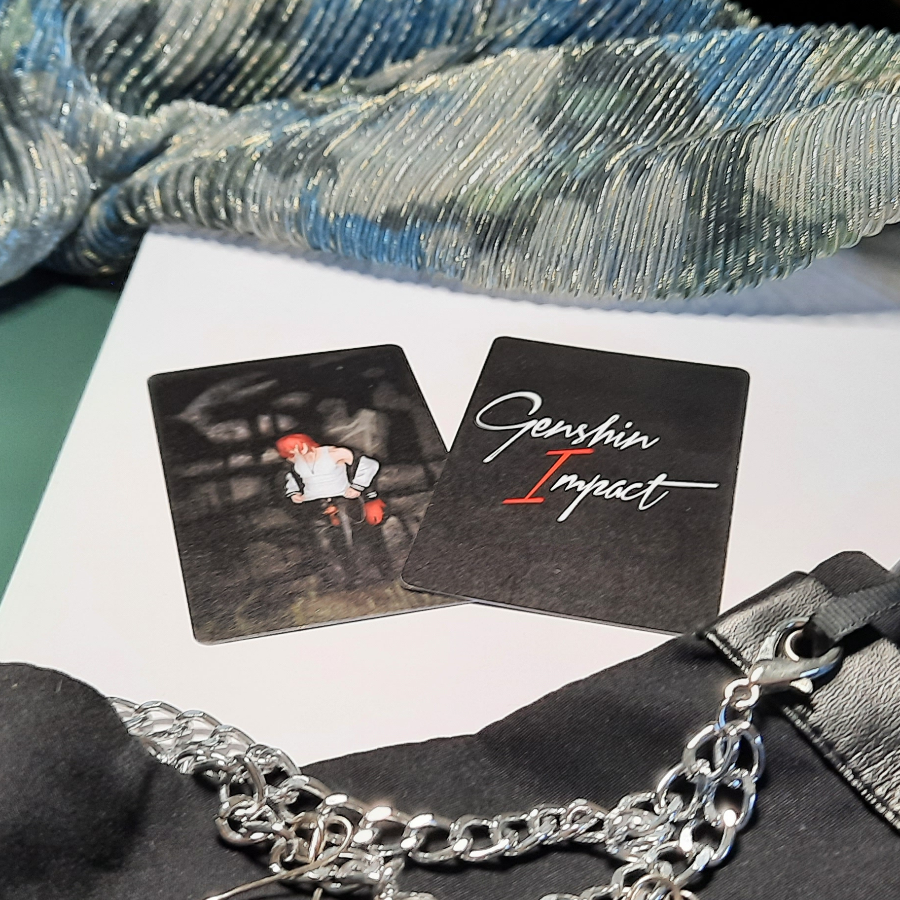 Diluc x Bang Chan Photocard | Genshin Impact x Stray Kids