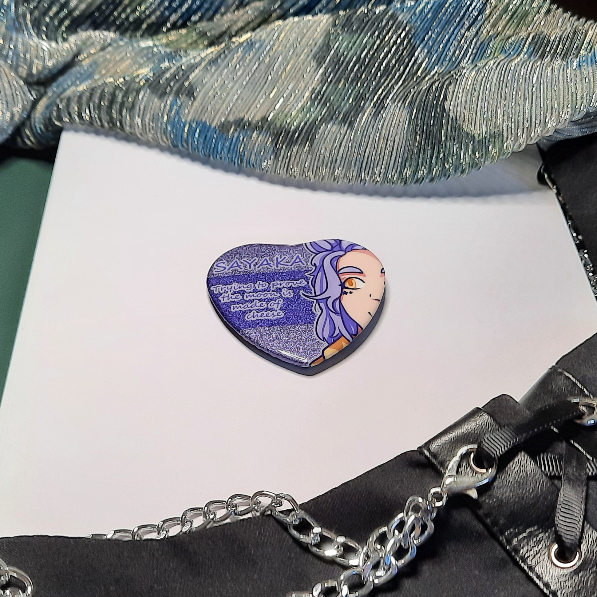 Sayaka Heart Badge | Mikoto Studio
