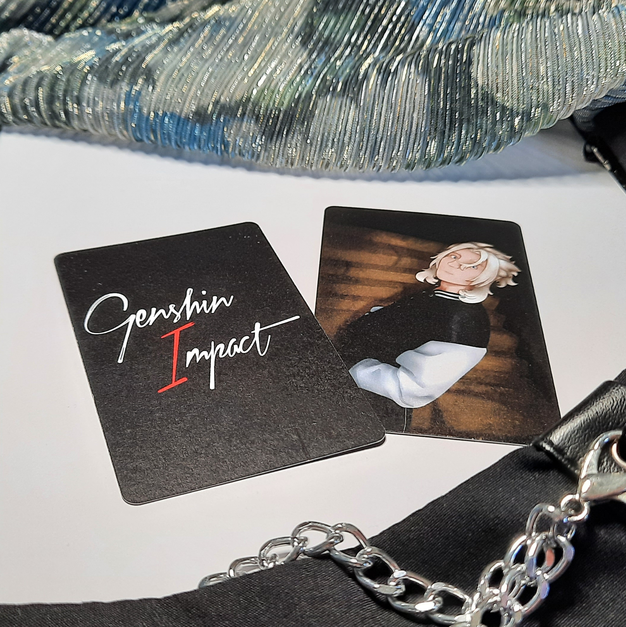 Albedo x Bang Chan Photocard | Genshin Impact x Stray Kids