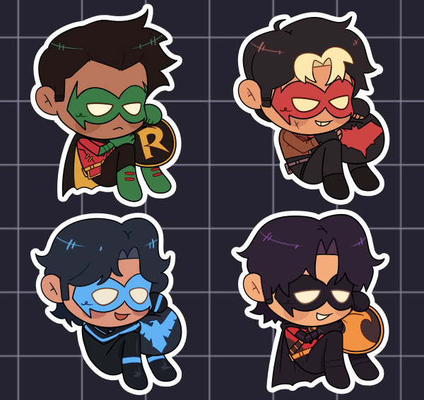 Batboys Sticker Set