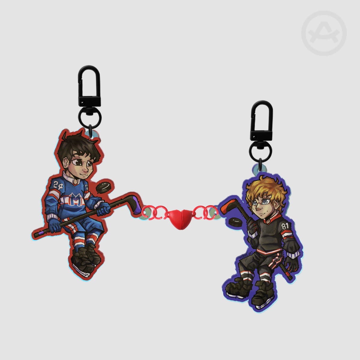 Acrylic Magnet Keychains