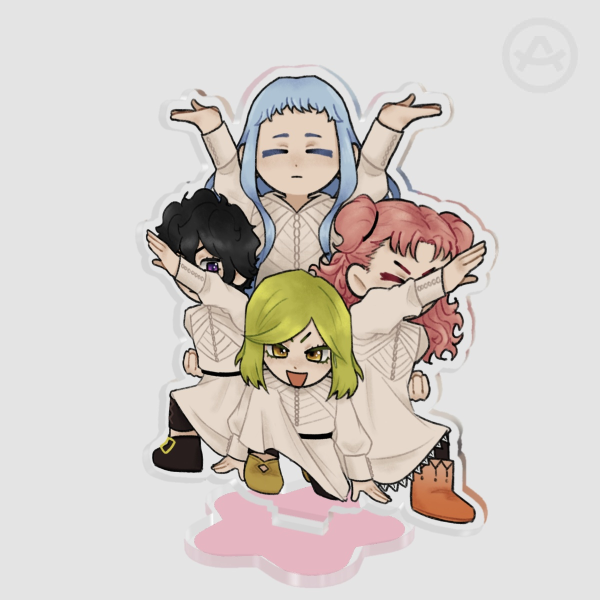 [Witch Hat Atelier] Coco, Agott, Tetia & Richeh Clear Acrylic Standee